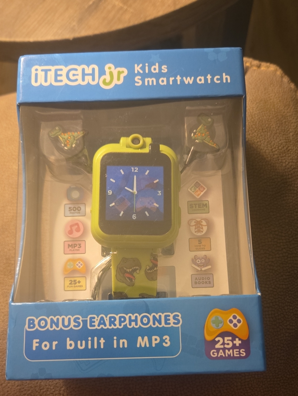 Kids Smartwatch with Dinosaur Strap - Green